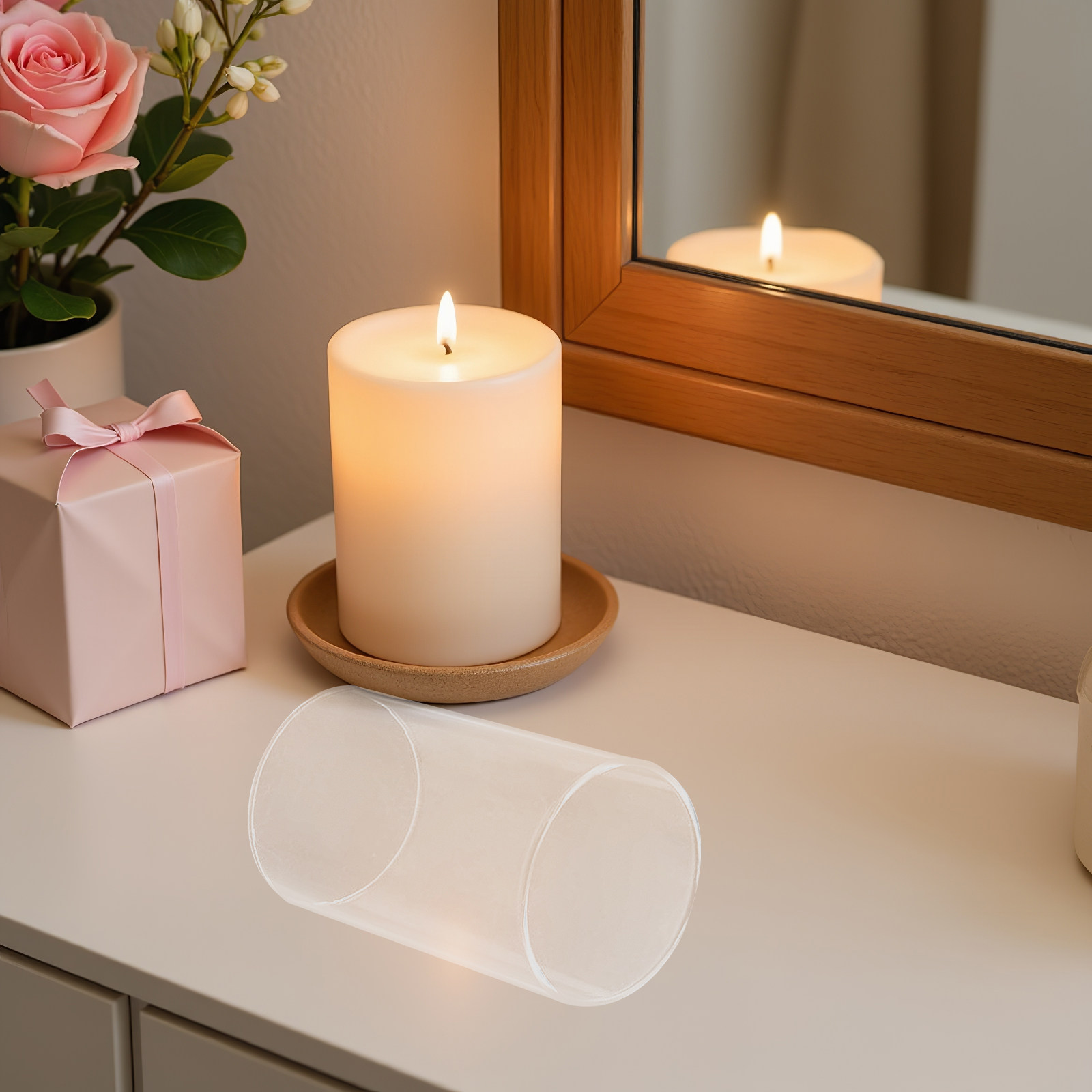Doorzichtige glazen kap, open  - Plastic Dome Clear recensie en prijs