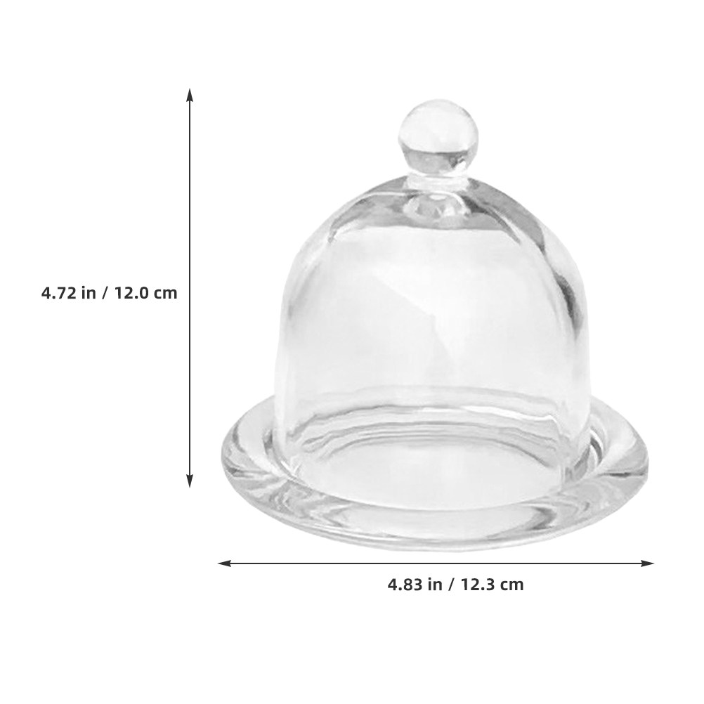 2 stuks glazen mini taartstand - Plastic Dome Clear recensie en prijs
