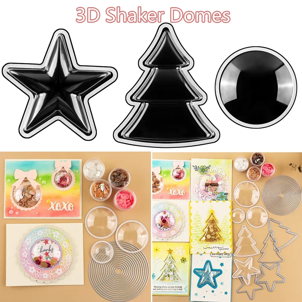 10 stuks Cirkel Kerstboom Ster - Plastic Dome Clear recensie en prijs